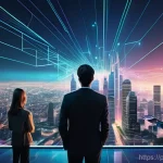 API 사용성 테스트 진행 방법 - **Prompt:** A dynamic and futuristic cityscape bathed in a soft, ethereal glow at twilight. Above th...