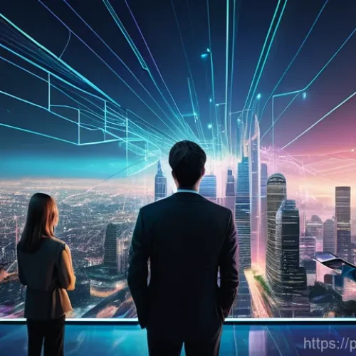 API 사용성 테스트 진행 방법 - **Prompt:** A dynamic and futuristic cityscape bathed in a soft, ethereal glow at twilight. Above th...