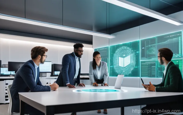 API 사용성 테스트 진행 방법 - **Prompt:** Inside a high-tech, impeccably clean data center, rows of glowing server racks hum with ...