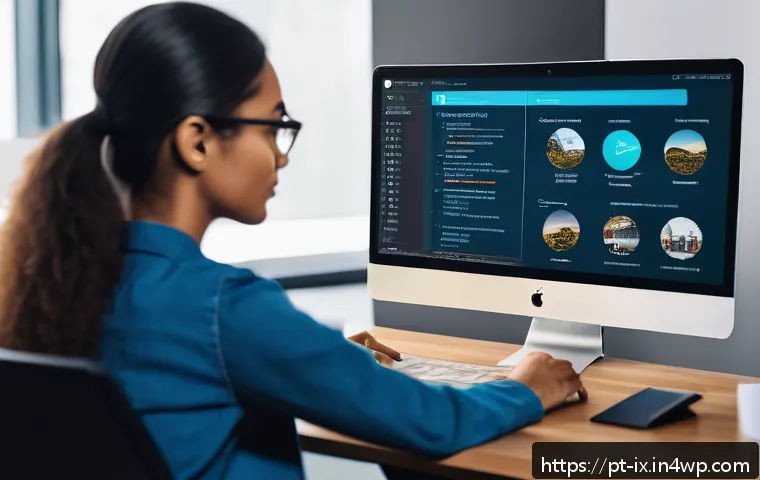 효율적인 API 문서화 방법 - A modern workspace scene showing a diverse group of software developers collaborating around a large...